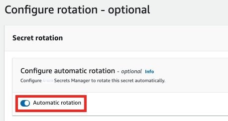 Figure 6: Select automatic rotation