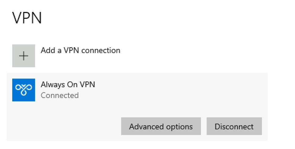 Client VPN Connection Status