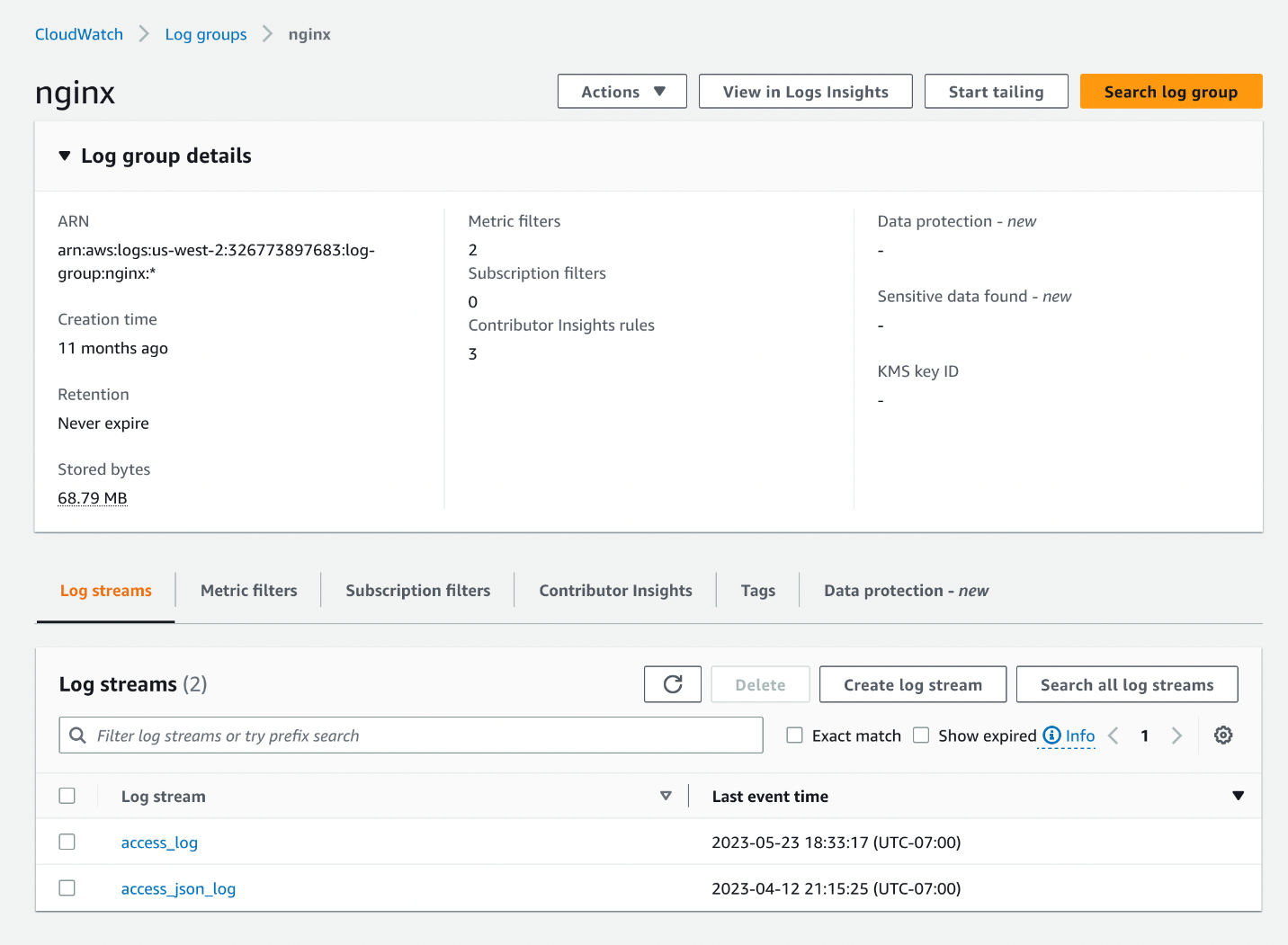 Creating CloudWatch Dashboard